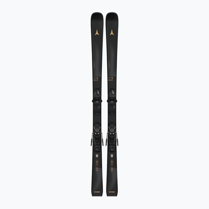 Sci da discesa donna Atomic Cloud C7 Black + attacchi M10 GW Black