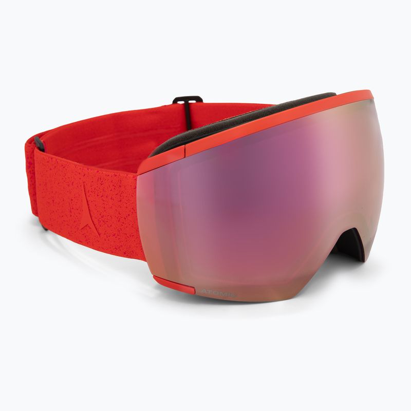 Maschera da sci Atomic Redster L HD red tension/pink copper