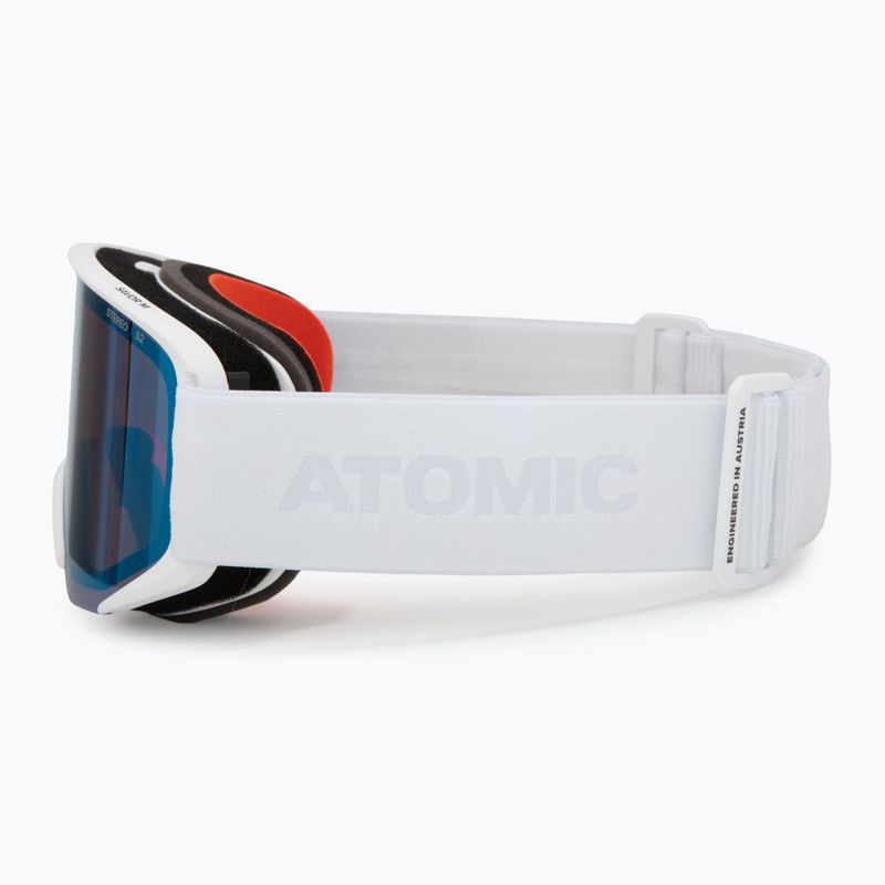 Maschera da sci Atomic Savor M Stereo white/blue stereo 4