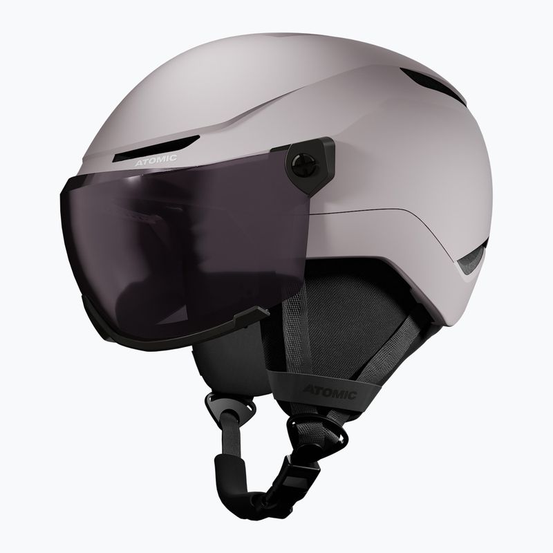 Casco da sci per bambini Atomic Revent Visor Jr concrete/silver flash 2