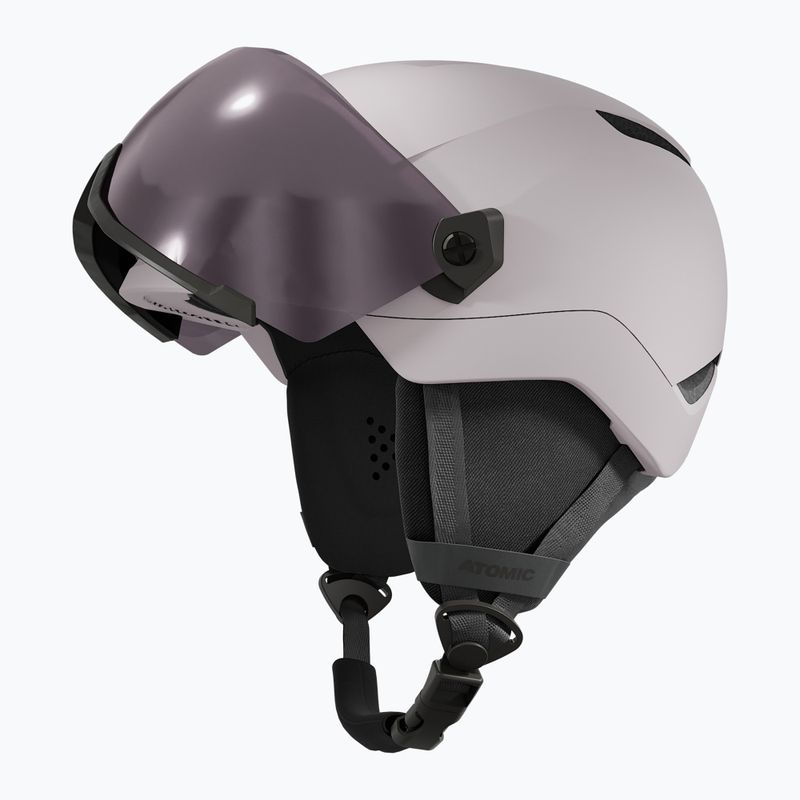Casco da sci per bambini Atomic Revent Visor Jr concrete/silver flash 3