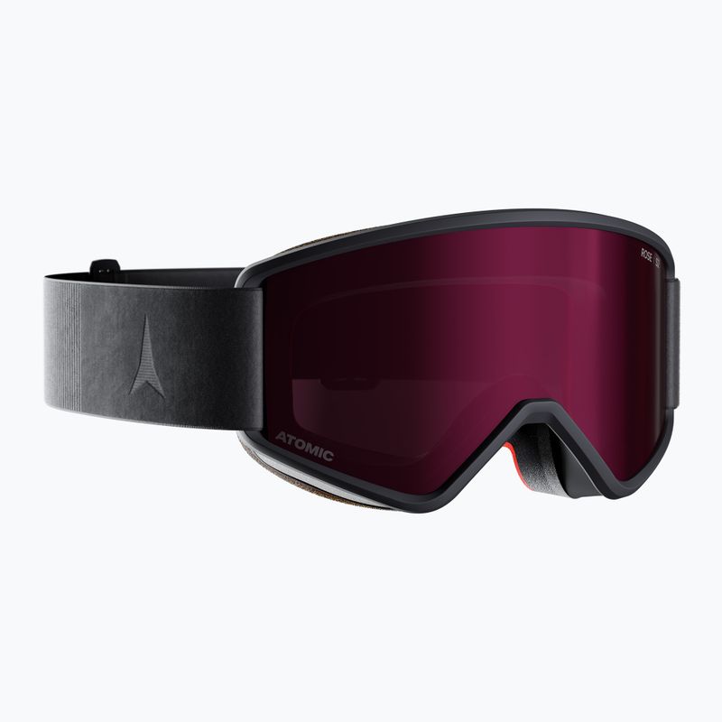 Maschera da sci Atomic Savor M black/rose