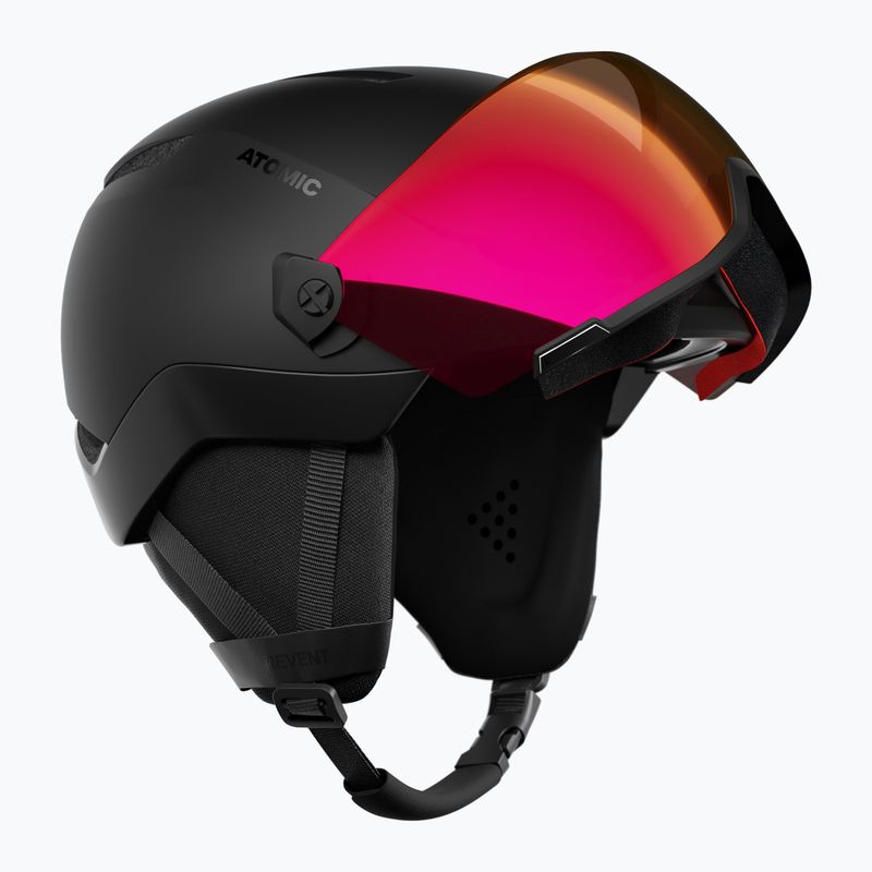 Casco da sci Atomic Revent Visor Photo black/red photo 2