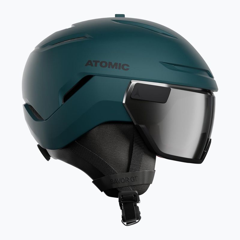 Casco da sci Atomic Savor GT Visor Stereo dark slate/silver stereo