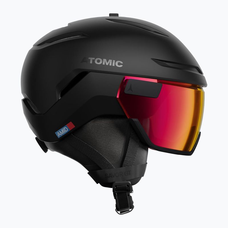 Casco da sci Atomic Savor GT Amid Visor Photo black/red photo