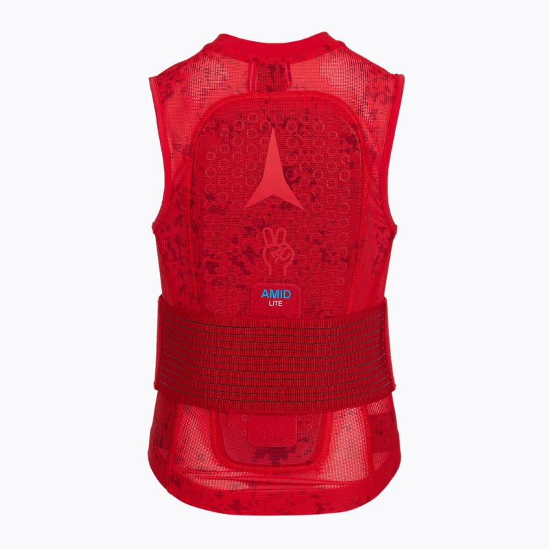 Paraschiena Atomic Live Shield Amid Lite Vest Jr graphic/red 2