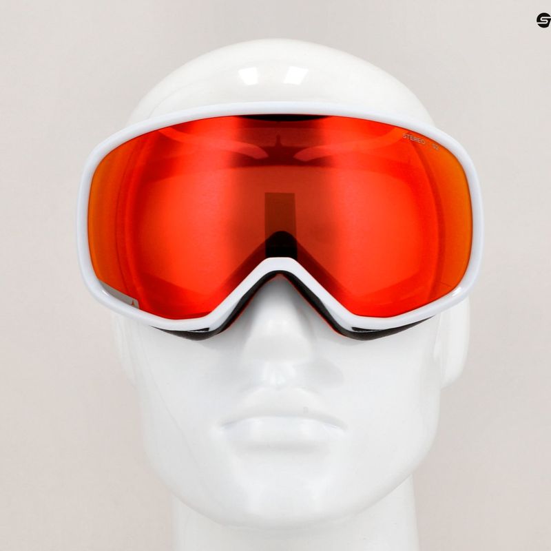 Occhiali da sci Atomic Revent Stereo grigio chiaro/rosso 9
