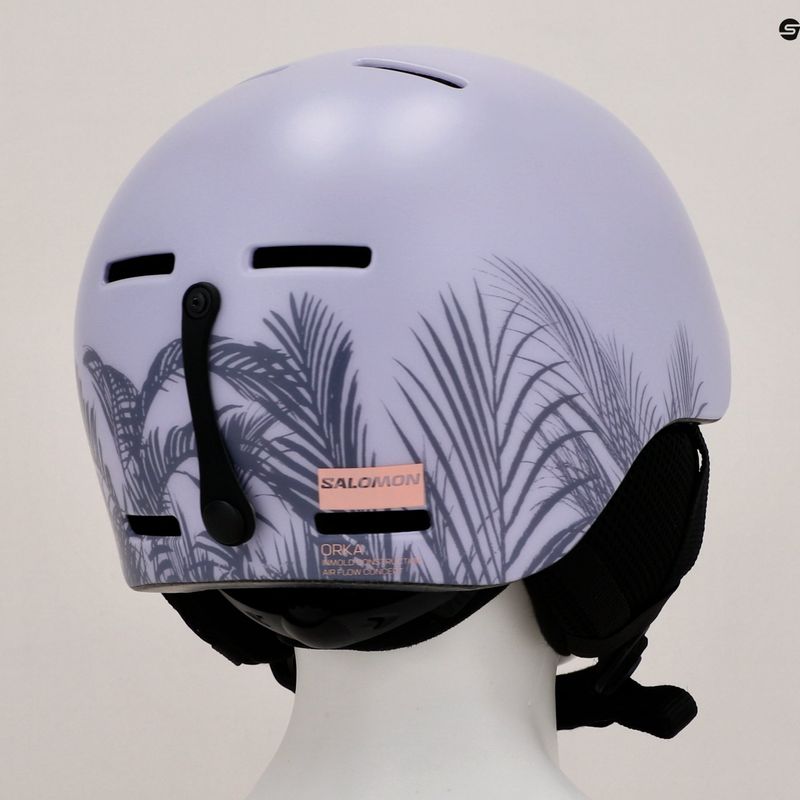 Casco da sci per bambini Salomon Orka evening haze 12