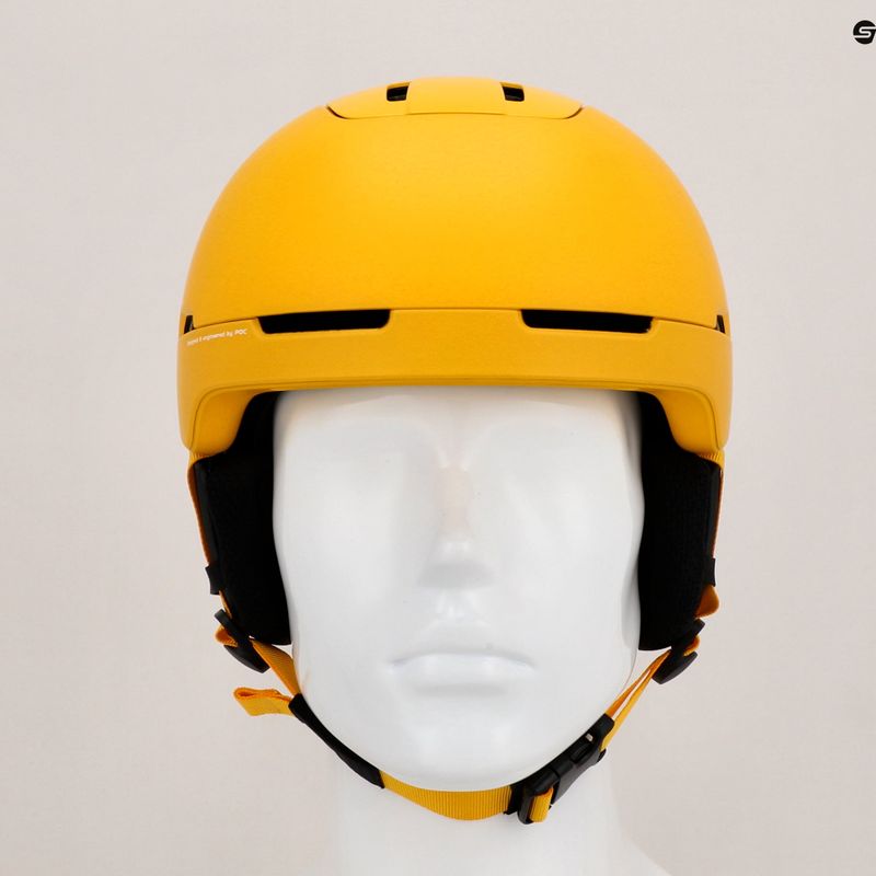 Casco da sci POC Obex MIPS giallo solfito opaco 11