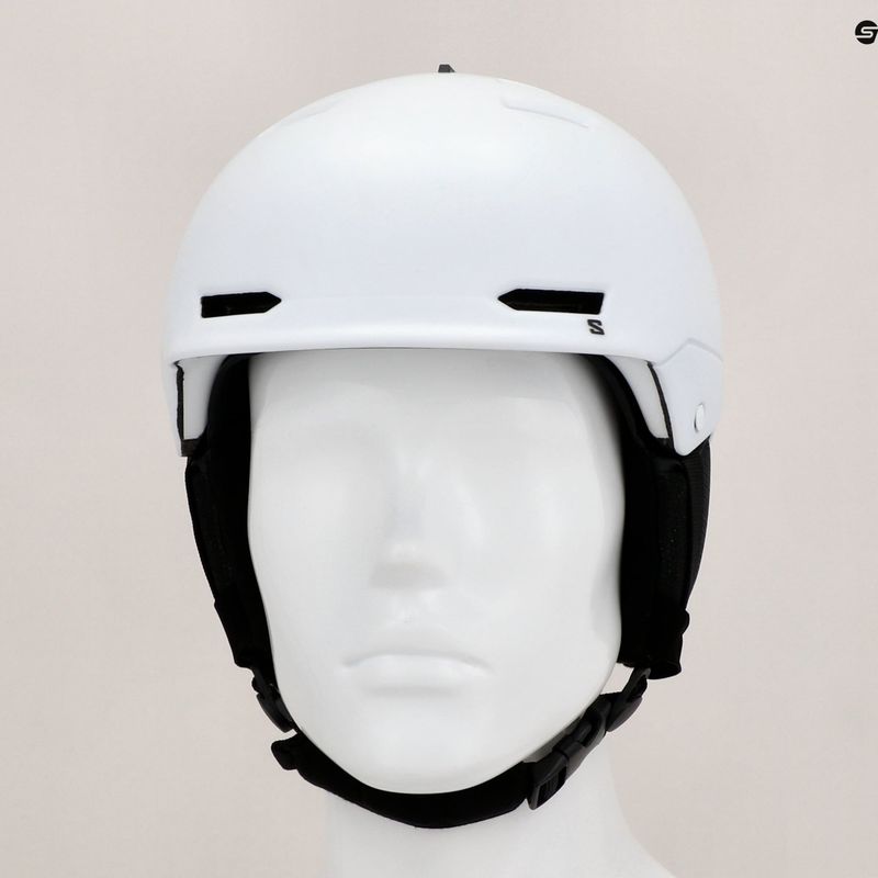 Casco da sci Salomon Husk bianco 7