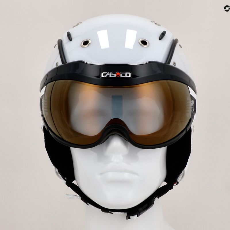 CASCO casco da sci SP-6 Visiera limitata bianco camaleonte 8