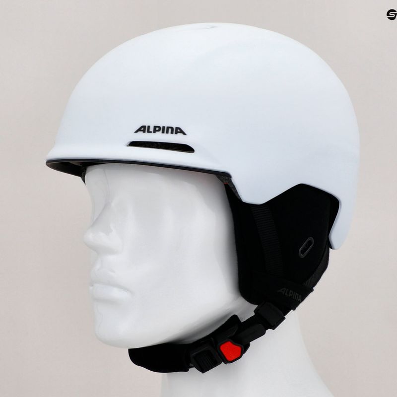 Casco da sci Alpina Brix bianco/metallico opaco 11