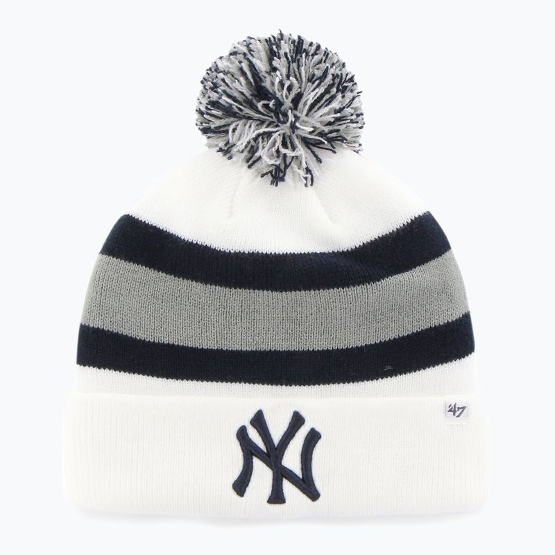 47 Brand MLB New York Yankees Breakaway berretto invernale bianco