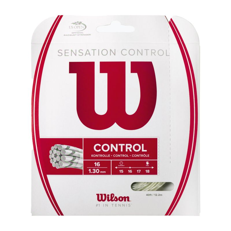 Corda da tennis Wilson Sensation Control 12,2 m grigio WRZ941200+