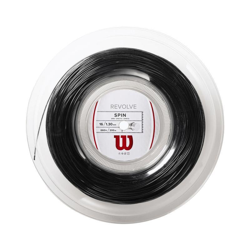 Wilson Revolve 16 200 m corda da tennis nera RWRZ906800
