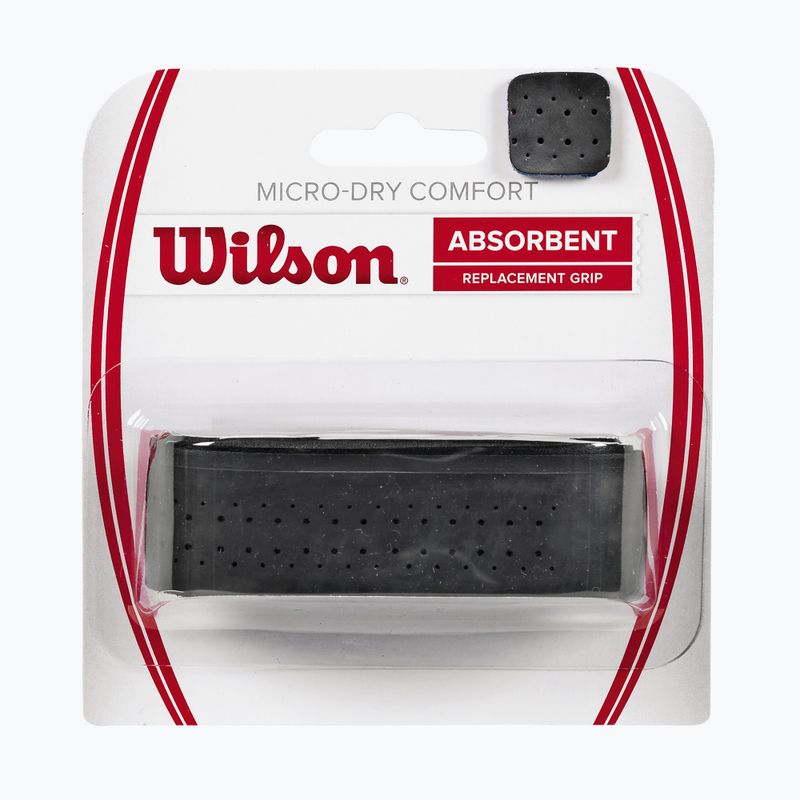 Impugnatura da tennis Wilson Micro-Dry Comfort Grip nero