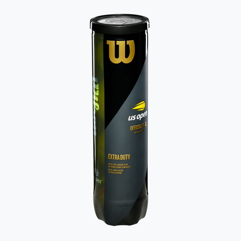 Palline da tennis Wilson US Open XD 4 pz. giallo 3