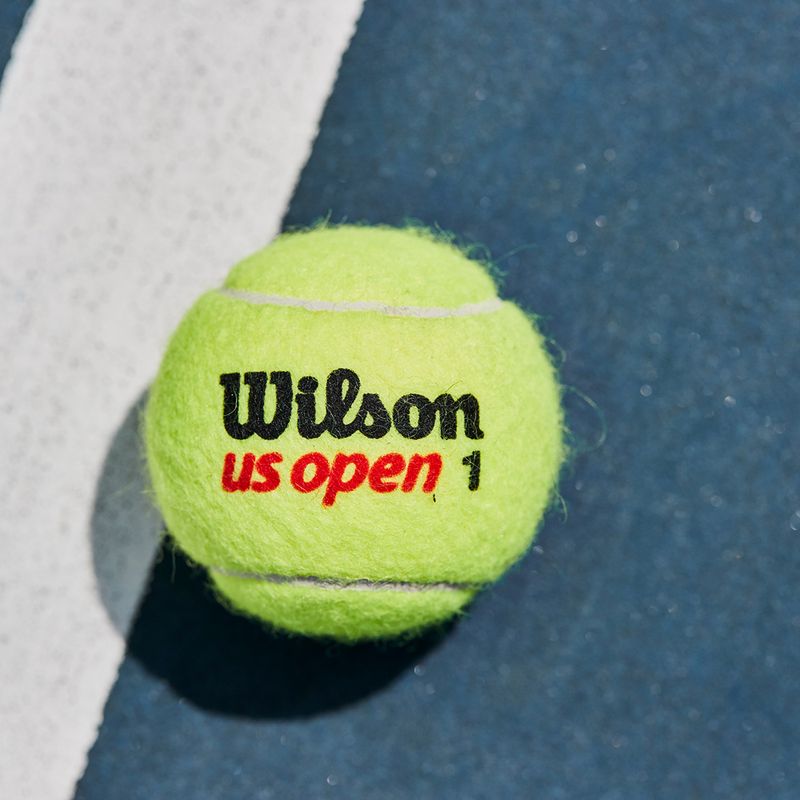 Palline da tennis Wilson US Open XD 3 pz. giallo 5