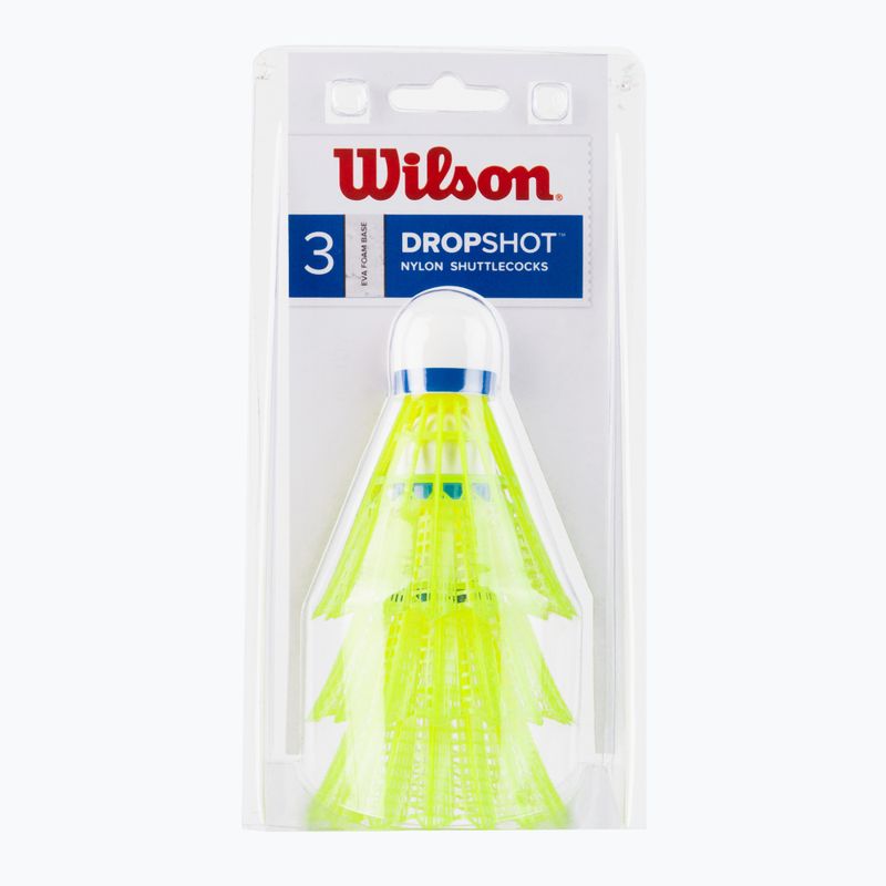 Volano Wilson Dropshot Clamshel 3 pezzi giallo WRT6048YE+