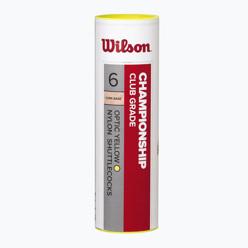 Volani da badminton Wilson Championship 6 pz. giallo 2