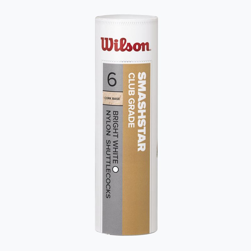 Volano Wilson Smashstar 6 pezzi bianco. 2