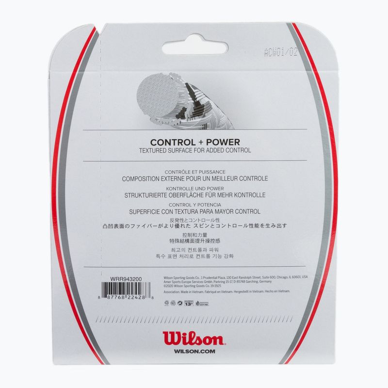 Wilson Sq Sensation Strike 17 10m corda da squash bianca WRR943200+ 2