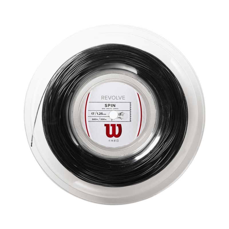 Wilson Revolve 17 200 m corda da tennis nera WRZ906900