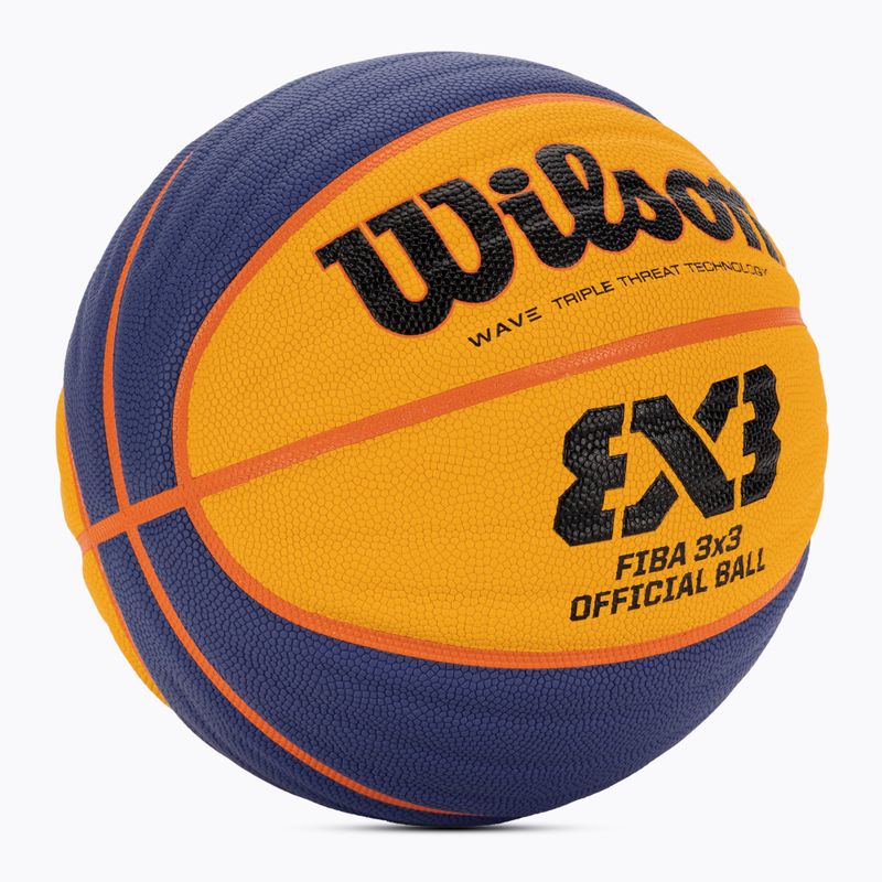 Wilson Fiba 3x3 Gioco blu/giallo basket taglia 6 2