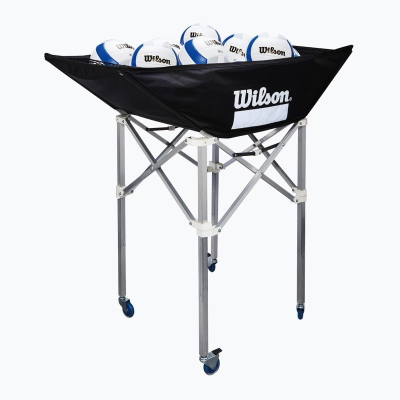 Wilson Indoor Stand Up 42" carrello pallavolo nero 2