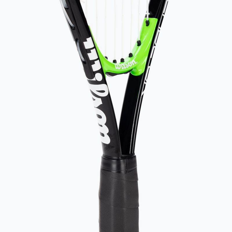Racchetta da squash Wilson Blade Junior nero/verde 4