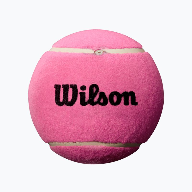 Pallina da tennis Wilson Roland Garros 5 Mini Jumbo rosa con autografo 2