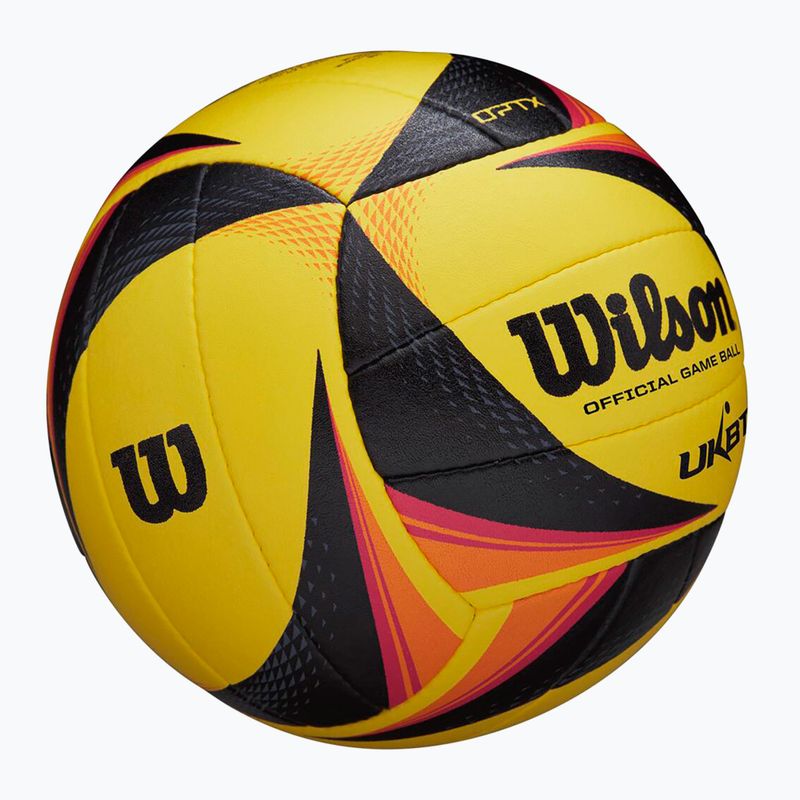 Wilson OPTX AVP VB OFFICIAL GB beach volley giallo taglia 5 3