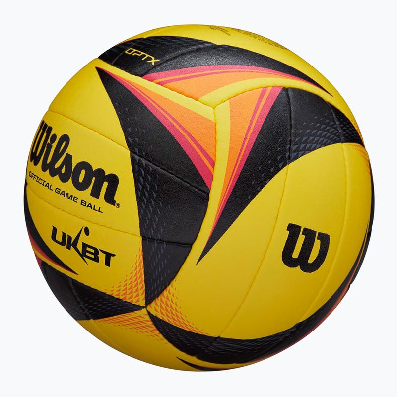 Wilson OPTX AVP VB OFFICIAL GB beach volley giallo taglia 5 4