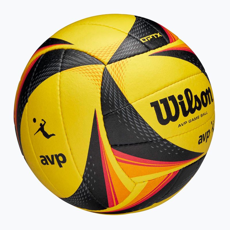 Wilson OPTX AVP VB OFFICIAL GB beach volley giallo taglia 5 5