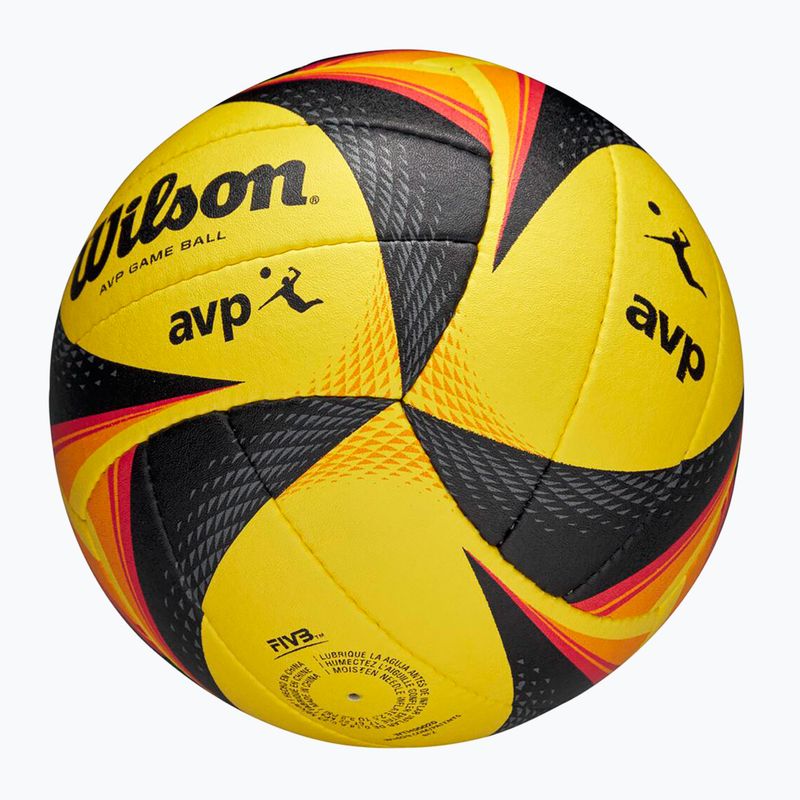 Wilson OPTX AVP VB OFFICIAL GB beach volley giallo taglia 5 6