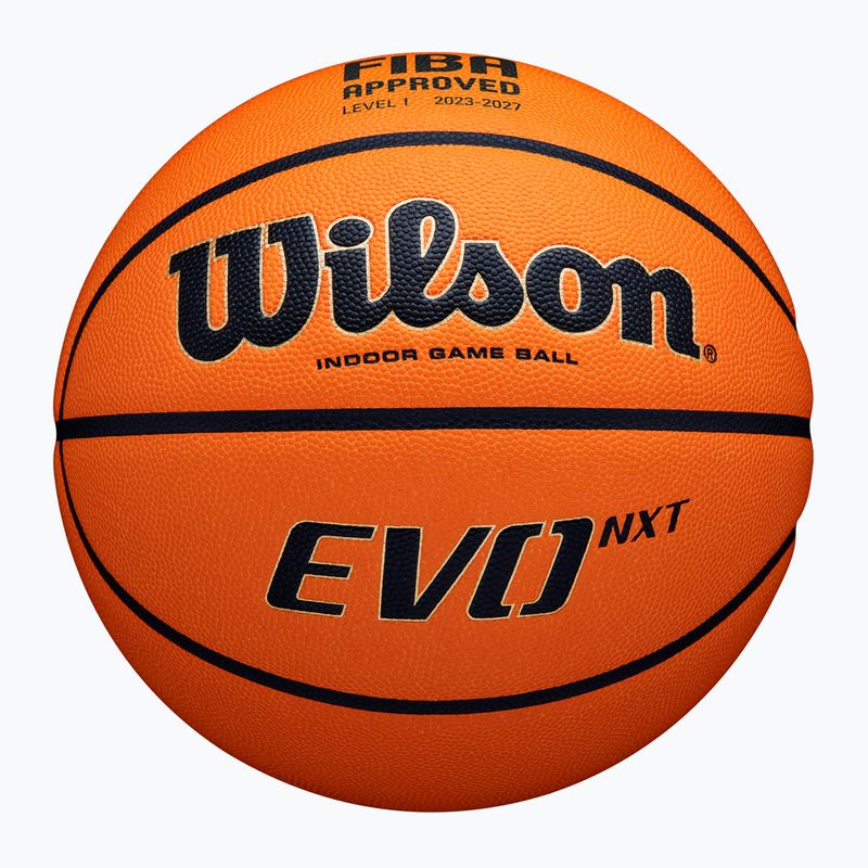 Pallone da basket Wilson EVO NXT Fiba arancione taglia 6