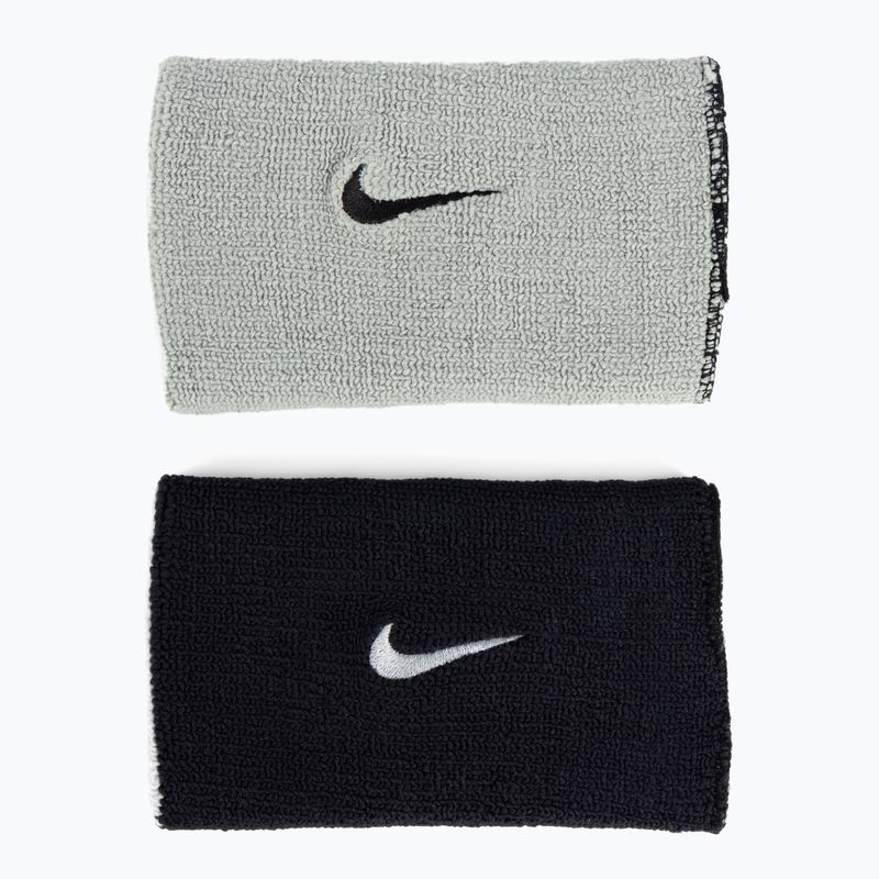 Polsini Nike Dri-Fit Doublewide Home And Away 2 pezzi nero/grigio base 2