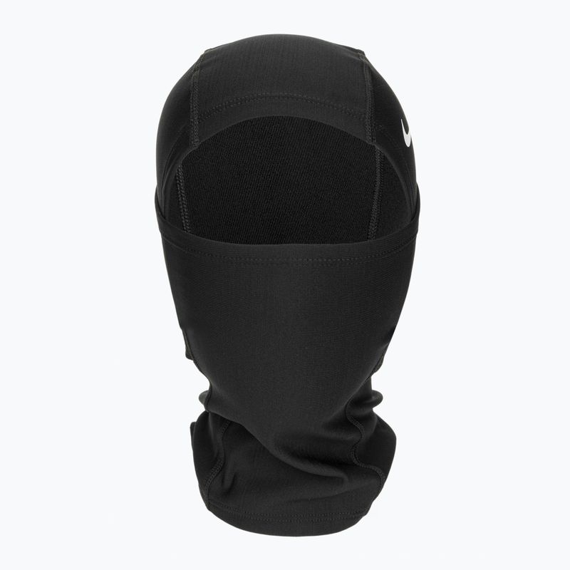 Passamontagna da corsa Nike Pro Hyperwarm Hood nero/nero/bianco 2