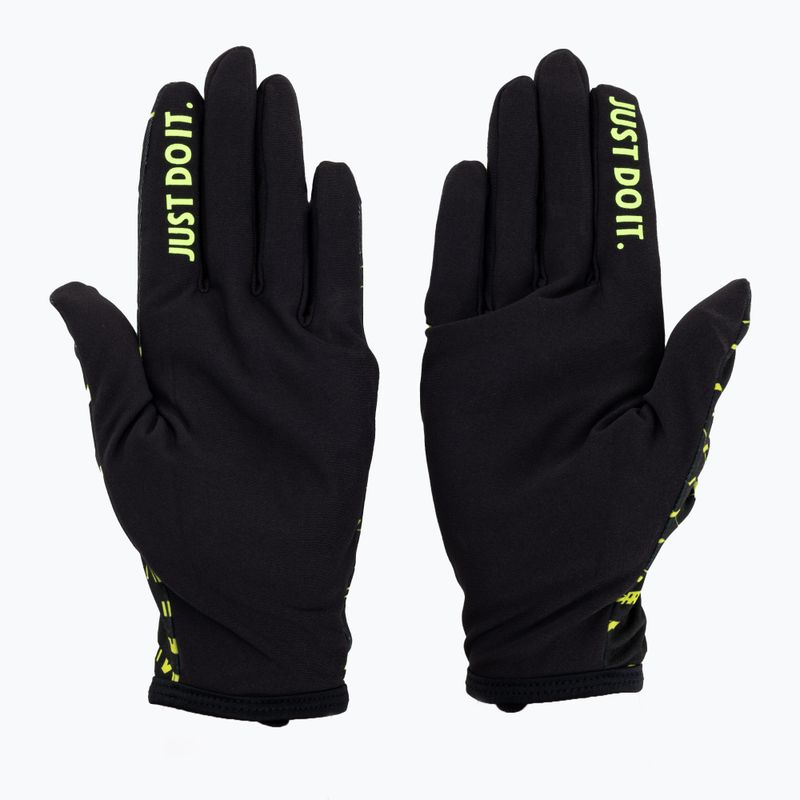 Guanti Nike Rival Run 2.0 leggeri da uomo, nero 3