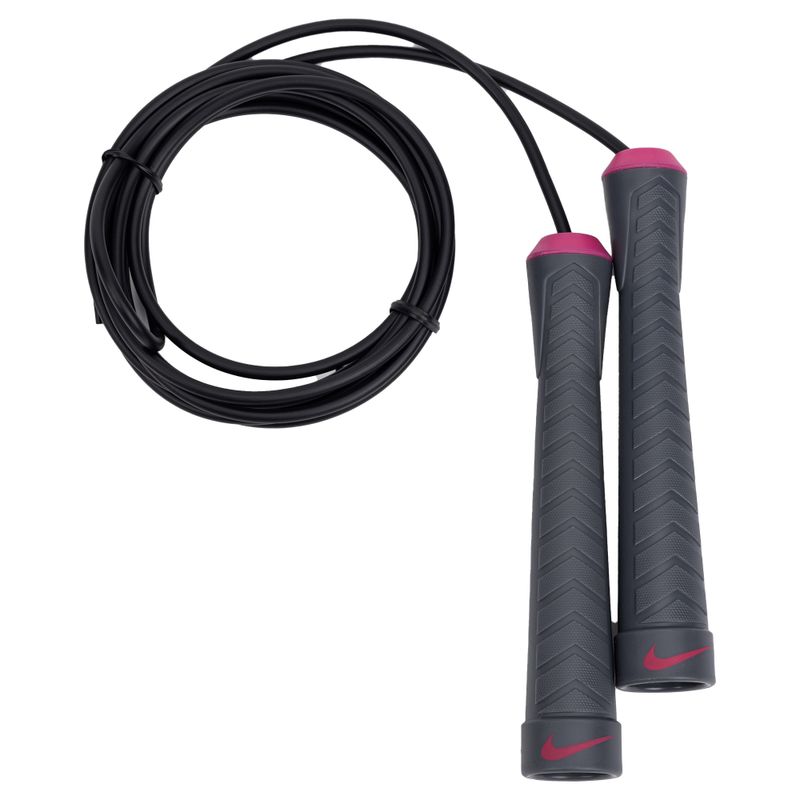 Nike Fundamental Speed Rope grigio scuro/rosa vivo