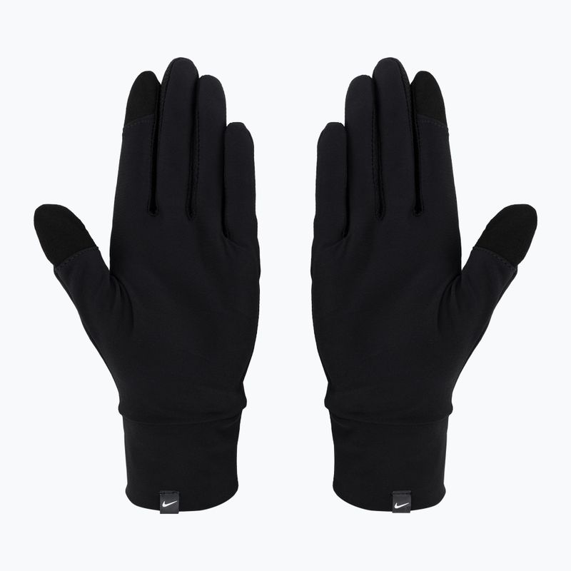 Guanti da corsa Nike Lightweight Tech RG da uomo, nero/argento 2
