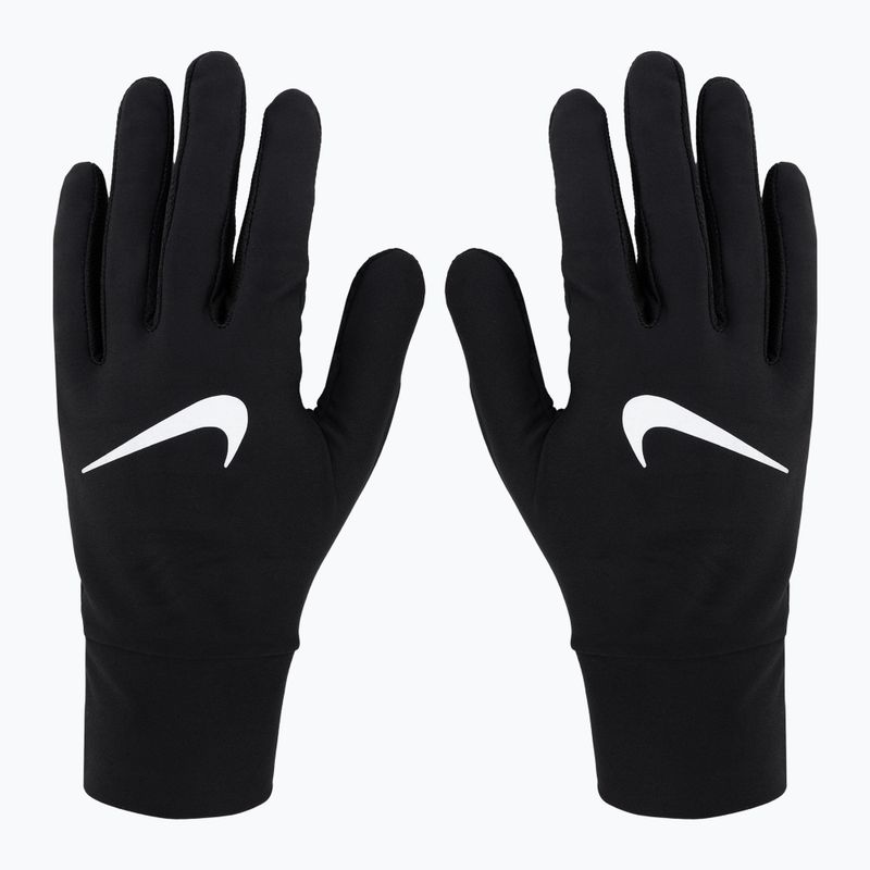 Guanti da corsa Nike Lightweight Tech RG da uomo, nero/argento 3