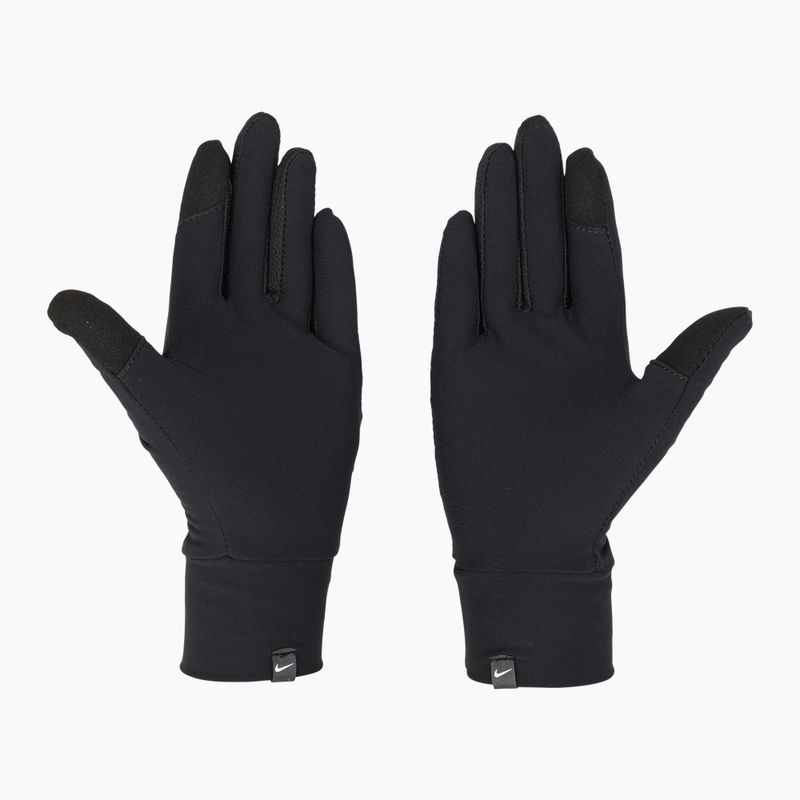 Guanti da corsa da donna Nike Lightweight Tech RG nero/argento 2