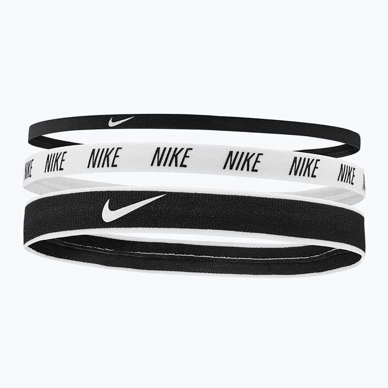 Fasce Nike Tidth 3 pezzi nero/bianco/nero
