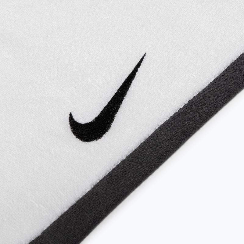 Asciugamano Nike Fundamental Grande bianco/nero 3