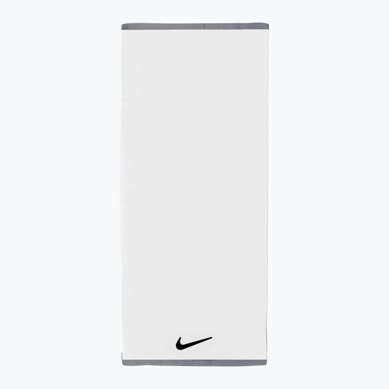 Asciugamano Nike Fundamental Grande bianco/nero 4