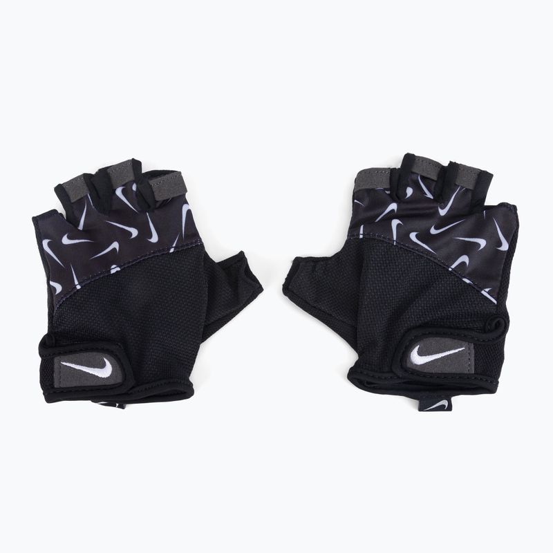 Guanti da allenamento da donna Nike Gym Elemental Printed nero/bianco 3