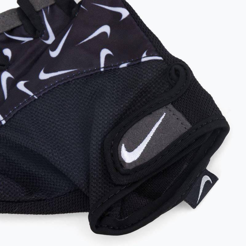 Guanti da allenamento da donna Nike Gym Elemental Printed nero/bianco 4