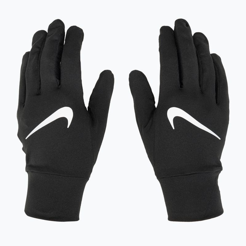 Guanti da corsa Nike Accelerate RG da uomo nero/nero/argento 3