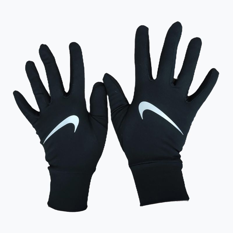 Guanti da corsa Nike Accelerate RG donna nero/nero/argento 7